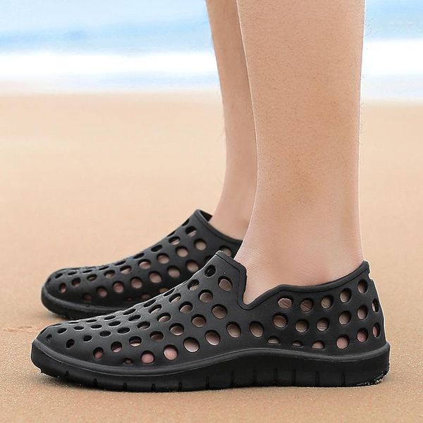 men's summer shoes sandals breathable men slippers hollow out light casual shoes outdoor slip on lover water beach1, Black
men's summer shoes sandals breathable men slippers hollow out light casual shoes outdoor slip on lover water beach1, Black