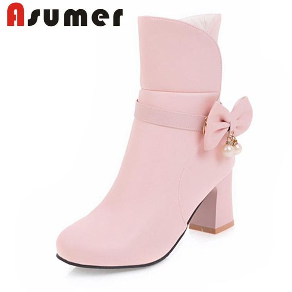 boots asumer 2021 bowknot buckle strap ankle for women daily simple high heels pu fashion winter, Black
boots asumer 2021 bowknot buckle strap ankle for women daily simple high heels pu fashion winter, Black