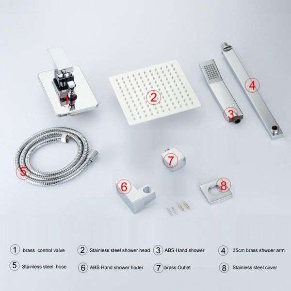 langyo 8 10 12 16 дюймов новый хороший высококачественный душевой набор душевой душевой спринклерный костюм душевая душ душ горячая jlltoe 
langyo 8 10 12 16 дюймов новый хороший высококачественный душевой набор душевой душевой спринклерный костюм душевая душ душ горячая jlltoe