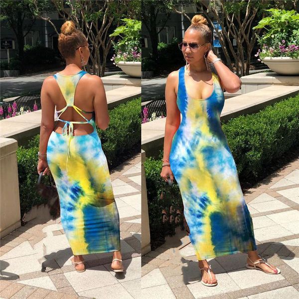 casual dresses tie dyeing print backless dress 2021 fashion women sleeveless tank long maxi bodycon summer soft party sundress1, Black;gray
casual dresses tie dyeing print backless dress 2021 fashion women sleeveless tank long maxi bodycon summer soft party sundress1, Black;gray