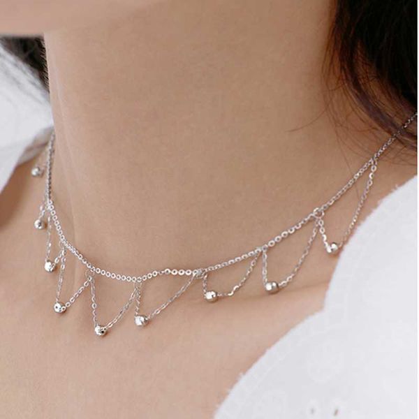 chains 925 sterling silver exquisite bead chain round beads mesh lace shape choker pendant for women wedding gift collares
chains 925 sterling silver exquisite bead chain round beads mesh lace shape choker pendant for women wedding gift collares