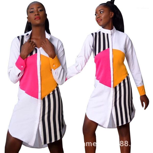 striped long sleeved autumn casual loose dresses women single breasted shirt dress spring patchwork, Black;gray
striped long sleeved autumn casual loose dresses women single breasted shirt dress spring patchwork, Black;gray
