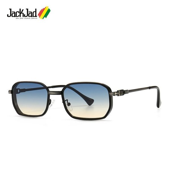 sunglasses jackjad 2021 fashion modern slim steampunk style gradient vintage uv400 brand design sun glasses 2a237, White;black
sunglasses jackjad 2021 fashion modern slim steampunk style gradient vintage uv400 brand design sun glasses 2a237, White;black