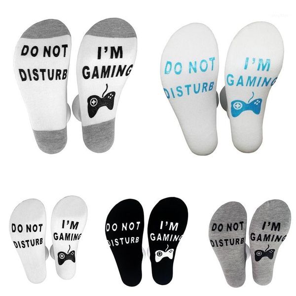 5 colors warm socks do not disturb i am gaming letter printed socks for women men1, Black
5 colors warm socks do not disturb i am gaming letter printed socks for women men1, Black