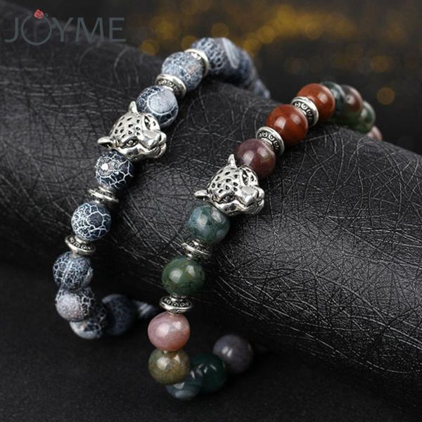 charm bracelets natural stone beaded for men leopard head bracelet & bangles with lava lion women wristband pulseras hombre, Golden;silver
charm bracelets natural stone beaded for men leopard head bracelet & bangles with lava lion women wristband pulseras hombre, Golden;silver