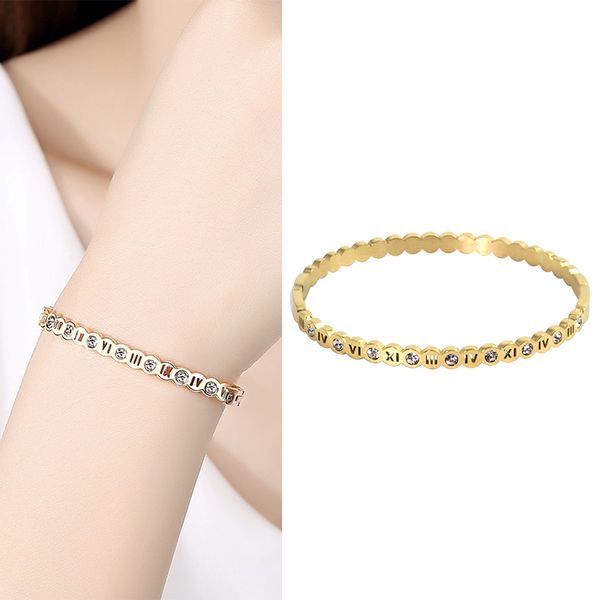 2022 stainless steel bracelet 18 k metal fashion bracelet jewelry for women bijoux femme gift christmas gift female, Black
2022 stainless steel bracelet 18 k metal fashion bracelet jewelry for women bijoux femme gift christmas gift female, Black