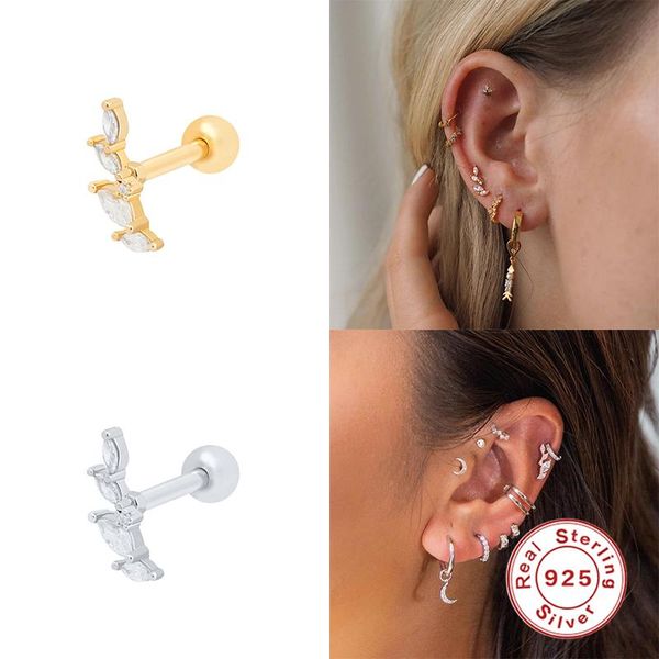 stud aide 925 sterling silver horse eye with diamond piercing cartilagenous earrings for women girls jewelry accessories, Golden;silver
stud aide 925 sterling silver horse eye with diamond piercing cartilagenous earrings for women girls jewelry accessories, Golden;silver