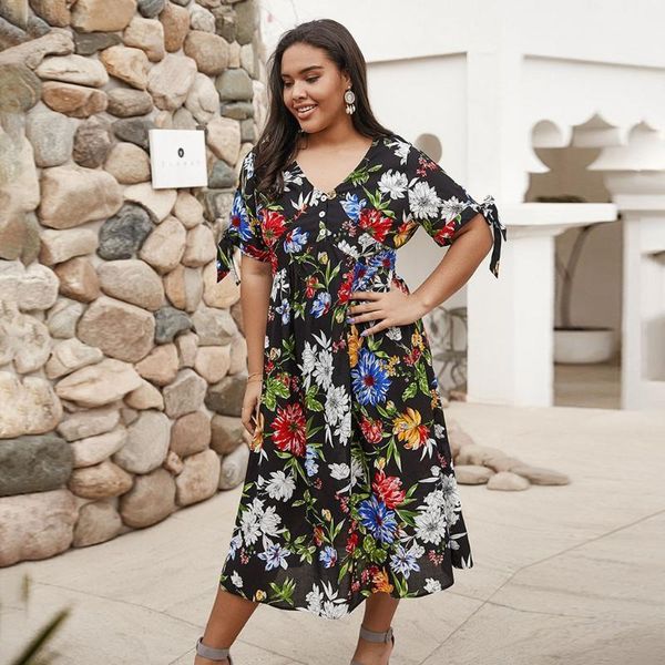 cover-ups women summer dresses plus size short sleeve v-neck bohemia floral print dress loose beach vacation ropa mujer1
cover-ups women summer dresses plus size short sleeve v-neck bohemia floral print dress loose beach vacation ropa mujer1