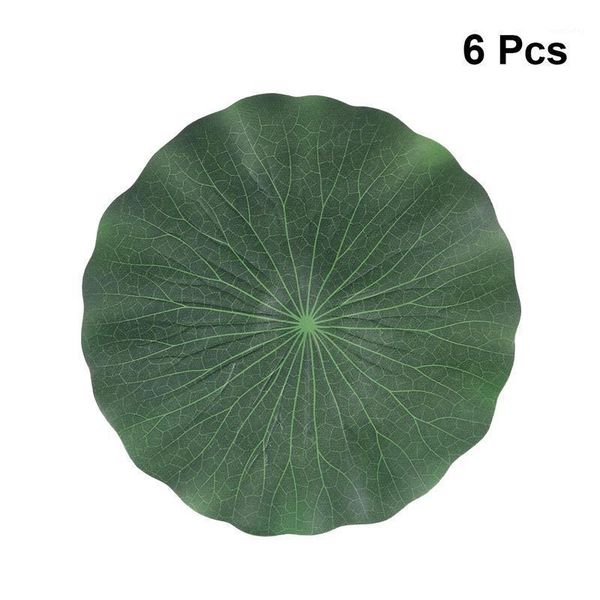 decorative flowers & wreaths 6pcs pu simulation lotus leaves artificial floating foam fish tank pond decoration foliage (28cm, green)1
decorative flowers & wreaths 6pcs pu simulation lotus leaves artificial floating foam fish tank pond decoration foliage (28cm, green)1