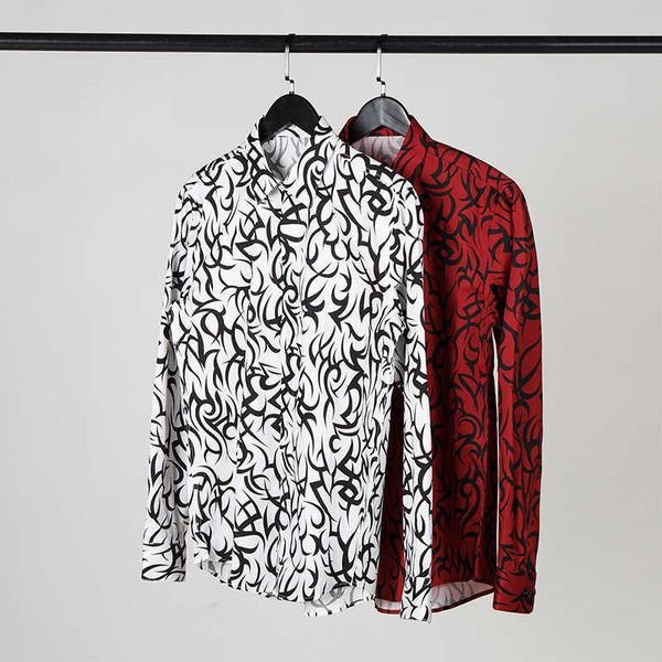 men's shirts 2020 new long sleeved full width tattoo men's cotton non iron and anti wrinkle inch tide brand digital printing shirt, White;black
men's shirts 2020 new long sleeved full width tattoo men's cotton non iron and anti wrinkle inch tide brand digital printing shirt, White;black