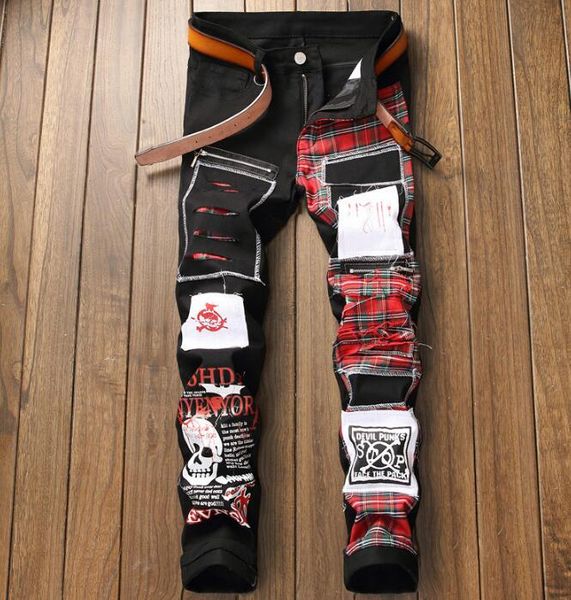 21ss men's brand designers jeans distressed ripped slim fit biker denim pants mens leisure fashion jeans skull jeans tt17, Blue
21ss men's brand designers jeans distressed ripped slim fit biker denim pants mens leisure fashion jeans skull jeans tt17, Blue