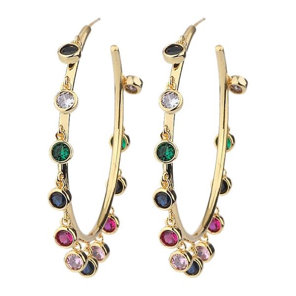 hoop & huggie south american style round rainbow earrings personality color wild ladies jewelry cuba exaggera, Golden;silver
hoop & huggie south american style round rainbow earrings personality color wild ladies jewelry cuba exaggera, Golden;silver