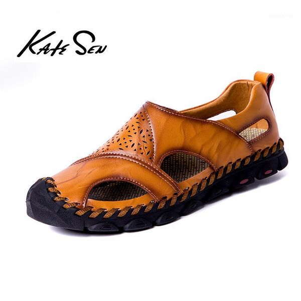 sandals katesen genuine leather men shoes summer man leisure beach mens shoe slippers bohemia big size1, Black
sandals katesen genuine leather men shoes summer man leisure beach mens shoe slippers bohemia big size1, Black