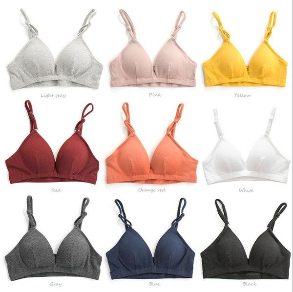 bras products cotton underwear non-steel ring small bust base comfortable french sports brassiere solid color bra, Red;black
bras products cotton underwear non-steel ring small bust base comfortable french sports brassiere solid color bra, Red;black
