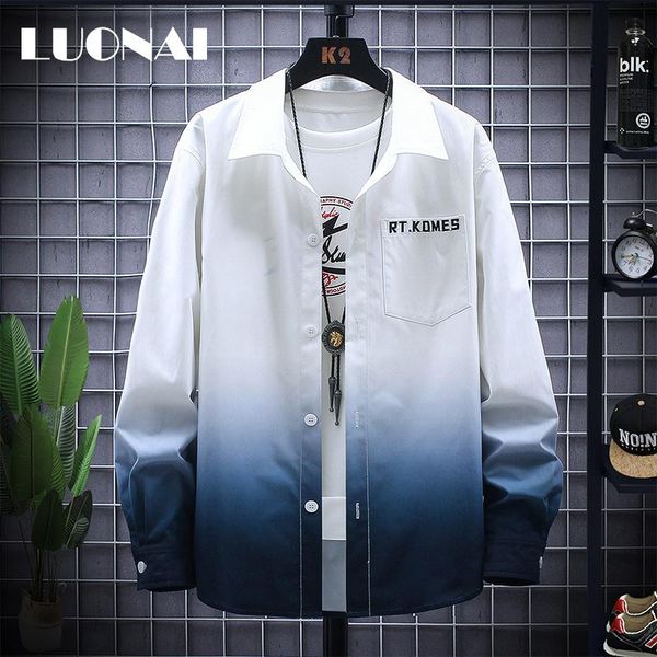 men's casual shirts autumn winter men long sleeve shirt fashion trend plus velvet thickening warm gradient chemise homme clothing bc50c, White;black
men's casual shirts autumn winter men long sleeve shirt fashion trend plus velvet thickening warm gradient chemise homme clothing bc50c, White;black