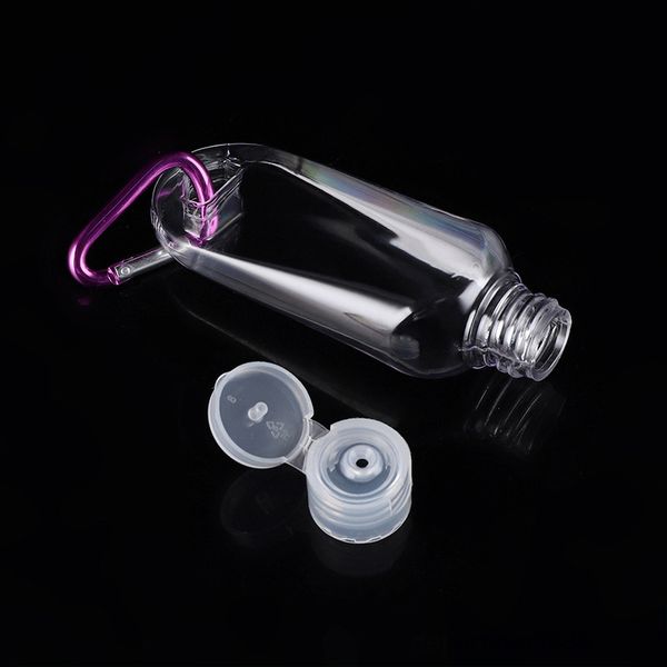 a-60ml hand sanitizer refillable with key ring hook transparent plastic bottle for disinfection water owc947
a-60ml hand sanitizer refillable with key ring hook transparent plastic bottle for disinfection water owc947
