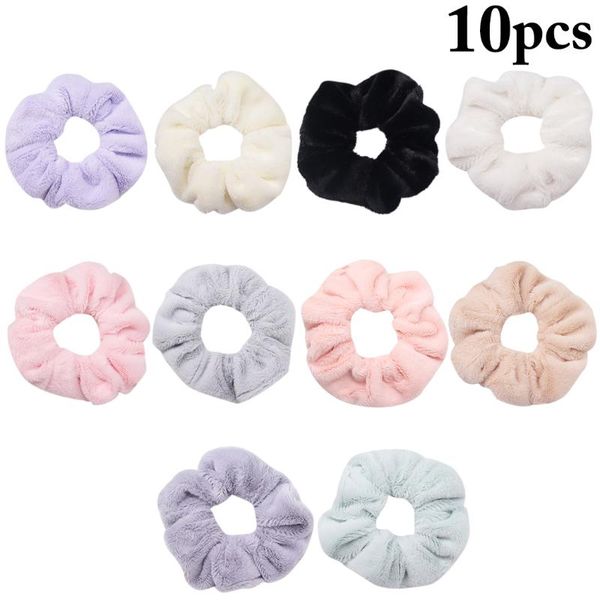 hair accessories 10pcs women plush scrunchie elastic rubber bands tie ring rope ponytail holder for winter
hair accessories 10pcs women plush scrunchie elastic rubber bands tie ring rope ponytail holder for winter