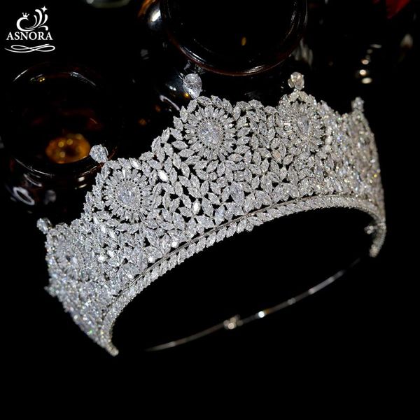 asnora elegant tiaras и crowns retro bridal большая корона высокое качество кубический циркония свадебные волосы аксессуары a01015, Golden;silver
asnora elegant tiaras и crowns retro bridal большая корона высокое качество кубический циркония свадебные волосы аксессуары a01015, Golden;silver
