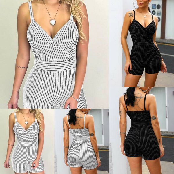 hirigin 2019 new fashion women's boho playsuit jumpsuit rompers summer beach casual women clothes, Black;white
hirigin 2019 new fashion women's boho playsuit jumpsuit rompers summer beach casual women clothes, Black;white