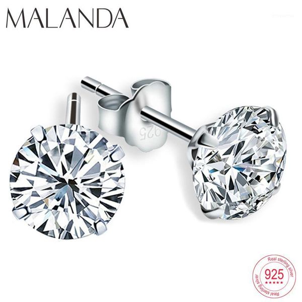 malanda fashion genuine 925 sterling silver stud earrings white crystal zircon channel earrings for women wedding jewelry gift1, Golden;silver
malanda fashion genuine 925 sterling silver stud earrings white crystal zircon channel earrings for women wedding jewelry gift1, Golden;silver