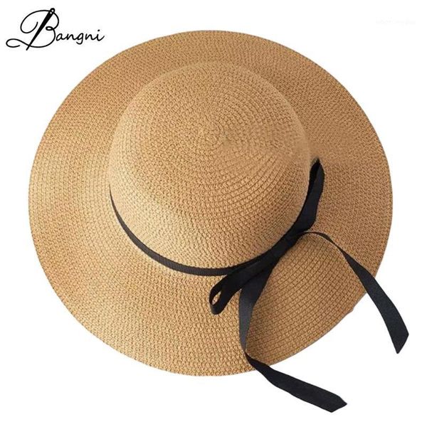 wide brim hats 2021 brand summer hat floppy sun straw for women outdoor large beach folding panama ladies chapeau femme1, Blue;gray
wide brim hats 2021 brand summer hat floppy sun straw for women outdoor large beach folding panama ladies chapeau femme1, Blue;gray