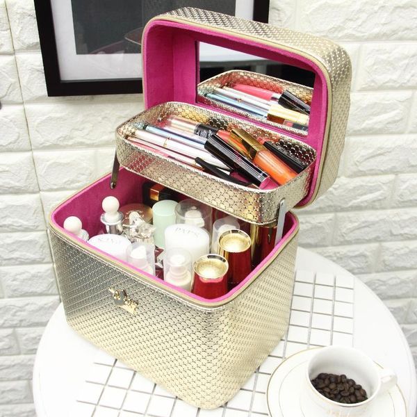 cosmetic bags & cases large capacity portable storage box ladies waterproof toiletries bag travel double deck lovely1
cosmetic bags & cases large capacity portable storage box ladies waterproof toiletries bag travel double deck lovely1