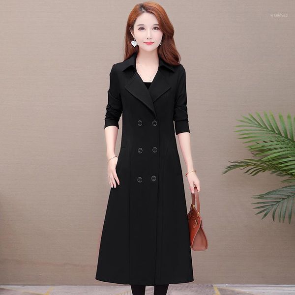 2020 new winter women fashion woolen coat female temperament overcoat ladies double breasted jacket girls large size outwear1, Black
2020 new winter women fashion woolen coat female temperament overcoat ladies double breasted jacket girls large size outwear1, Black