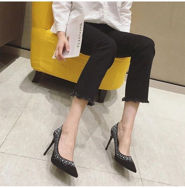 2019 bling women pumps gradient fashion crystal stilettos peep toe wedding shoes woman high heels 9cm evening party shoes #5w25, Black
2019 bling women pumps gradient fashion crystal stilettos peep toe wedding shoes woman high heels 9cm evening party shoes #5w25, Black