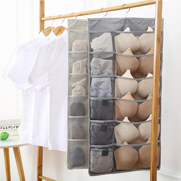 foldable hanging organizers for wardrobe closet oxford mesh storage bag double-sided underwear socks storage hanging wall bag1
foldable hanging organizers for wardrobe closet oxford mesh storage bag double-sided underwear socks storage hanging wall bag1