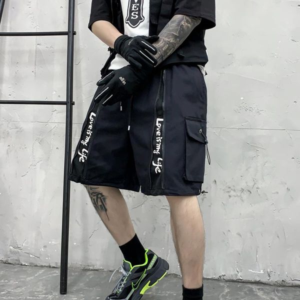 men's shorts summer cargo men hip hop streetwear casual letter print knee length pants high street wild male, White;black
men's shorts summer cargo men hip hop streetwear casual letter print knee length pants high street wild male, White;black