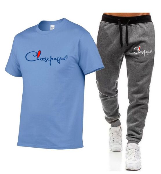 men's brand tracksuits short sleeve white t-shirt sets sports trousers 2022 new two pieces pants casual male suits fashion oversized, Gray
men's brand tracksuits short sleeve white t-shirt sets sports trousers 2022 new two pieces pants casual male suits fashion oversized, Gray