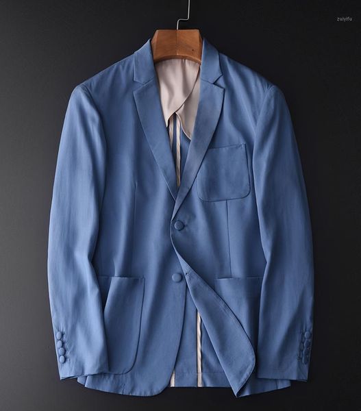 100% lyocell men's blazers spring and autumn blue blazer for men plus size 4xl luxury slim fit casual blazer jacket men1, White;black
100% lyocell men's blazers spring and autumn blue blazer for men plus size 4xl luxury slim fit casual blazer jacket men1, White;black