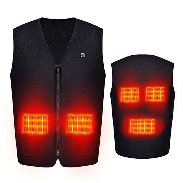 electric warm heated vest usb charging lightweight heating jacket washable warmer waistcoat winter heated apparel, Black;white
electric warm heated vest usb charging lightweight heating jacket washable warmer waistcoat winter heated apparel, Black;white