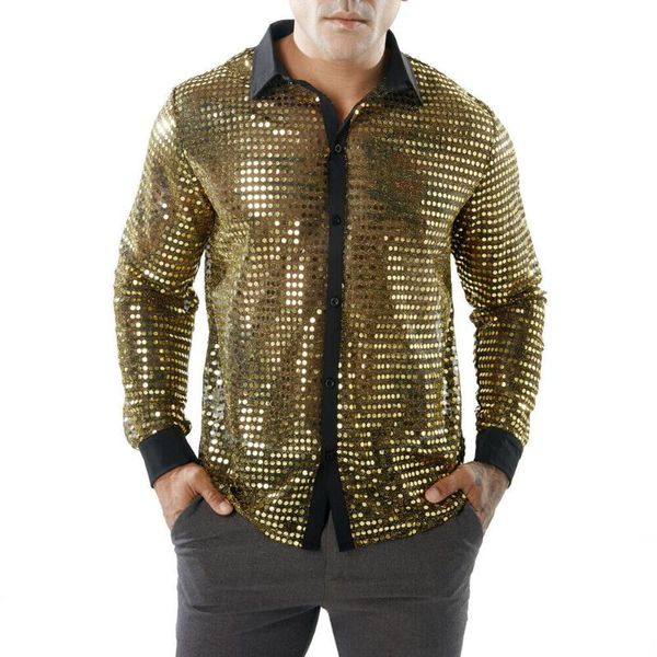 stage outfit mens 2020 men long sleeve shirt dot scales nightclub lapel casual blouse fitness shirt, White;black
stage outfit mens 2020 men long sleeve shirt dot scales nightclub lapel casual blouse fitness shirt, White;black