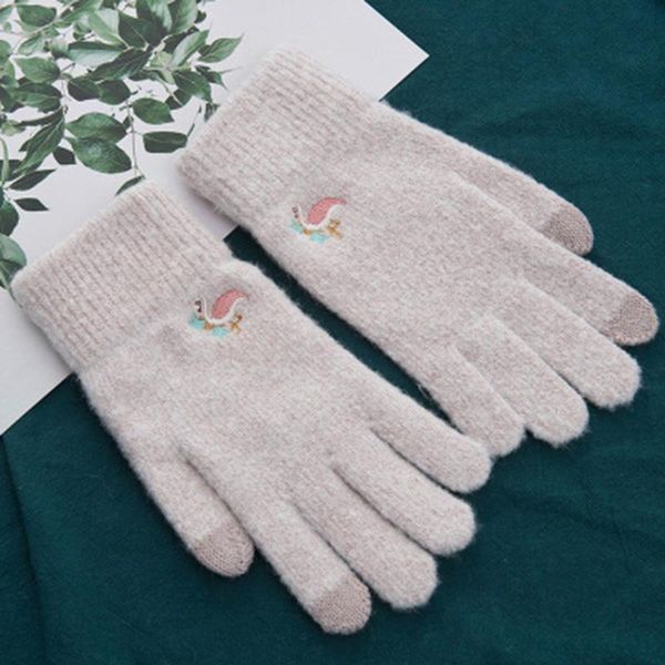 cute flamingo embroidery wool knit velvet thicken touch screen driving glove female winter full finger cycling warm mitten e37, Blue;gray
cute flamingo embroidery wool knit velvet thicken touch screen driving glove female winter full finger cycling warm mitten e37, Blue;gray