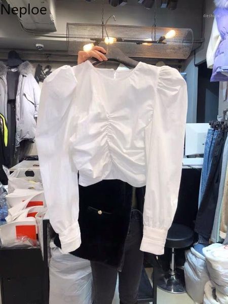 neploe 2020 spring summer solid blouse korean causal pullover shirt fashion elegant puff long sleeve blusas blouses 589931, White
neploe 2020 spring summer solid blouse korean causal pullover shirt fashion elegant puff long sleeve blusas blouses 589931, White
