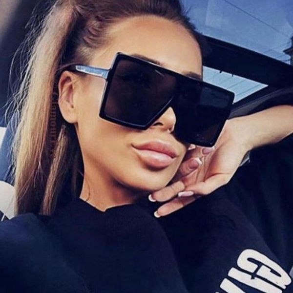 sunglasses 2021 plastic oversized women black fashion square sun glasses for female big frame eyewear uv400 oculos feminino, White;black
sunglasses 2021 plastic oversized women black fashion square sun glasses for female big frame eyewear uv400 oculos feminino, White;black
