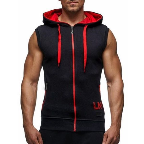 men's hoodies & sweatshirts zogaa mens sleeveless cardigans summer causal zipper hooded vest cotton shirt tees for men clothing 2021, Black
men's hoodies & sweatshirts zogaa mens sleeveless cardigans summer causal zipper hooded vest cotton shirt tees for men clothing 2021, Black