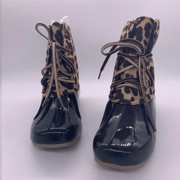 boots women's retro leopard rain footwear lady's garden ready shoes large size para femme drop #5, Black
boots women's retro leopard rain footwear lady's garden ready shoes large size para femme drop #5, Black