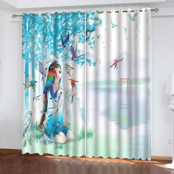 3d curtains color comic bird portrait blackout for living room kids bedroom fabric custom curtains
3d curtains color comic bird portrait blackout for living room kids bedroom fabric custom curtains