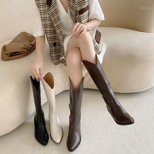 mid-calf boots women winter warm shoes pointed toe square heels long boots knee high cowboy felmale leather western botas1, Black
mid-calf boots women winter warm shoes pointed toe square heels long boots knee high cowboy felmale leather western botas1, Black