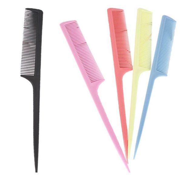 20.5cm women portable plastic rat tail hair comb fine-tooth long handle brush solid color cosmetic hairdresser makeup wmtacj, Silver
20.5cm women portable plastic rat tail hair comb fine-tooth long handle brush solid color cosmetic hairdresser makeup wmtacj, Silver