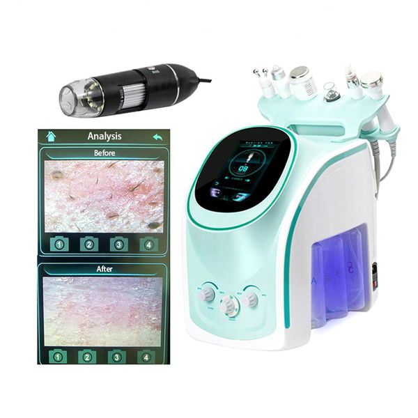 6 in 1 hydrafacial machine skin analyzer deep cleansing/remodeling white/black heads removal skin rejuvenation demabration beauty equip#003, Black;white
6 in 1 hydrafacial machine skin analyzer deep cleansing/remodeling white/black heads removal skin rejuvenation demabration beauty equip#003, Black;white