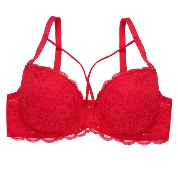 bras lace floral adjustable strap soft daily women bra solid lifting back clasp lingerie cross bandage detachable, Red;black
bras lace floral adjustable strap soft daily women bra solid lifting back clasp lingerie cross bandage detachable, Red;black