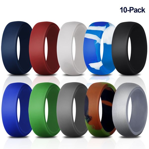 2021 silicone wedding rings for men women breathable airflow inner grooves edition rubber colorful bands ring fashion jewelry kimter-k106fa, Silver
2021 silicone wedding rings for men women breathable airflow inner grooves edition rubber colorful bands ring fashion jewelry kimter-k106fa, Silver