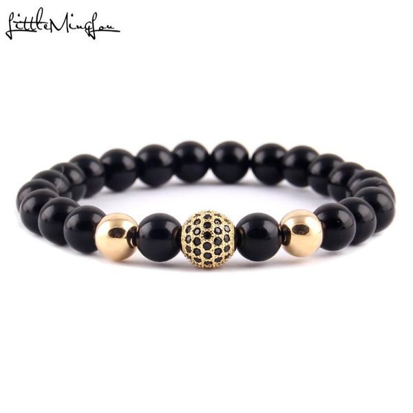 charm bracelets little minglou luxury men bead bracelet pave black cz ball & bangles for jewelry pulsera hombres, Golden;silver
charm bracelets little minglou luxury men bead bracelet pave black cz ball & bangles for jewelry pulsera hombres, Golden;silver