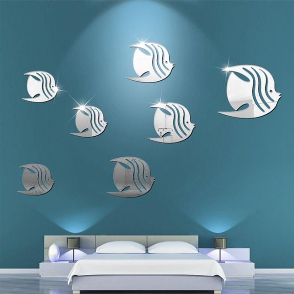 7pcs/lot 3d fish mirror wall sticker decal wall art removable wedding decoration kids room decoration sticker
7pcs/lot 3d fish mirror wall sticker decal wall art removable wedding decoration kids room decoration sticker