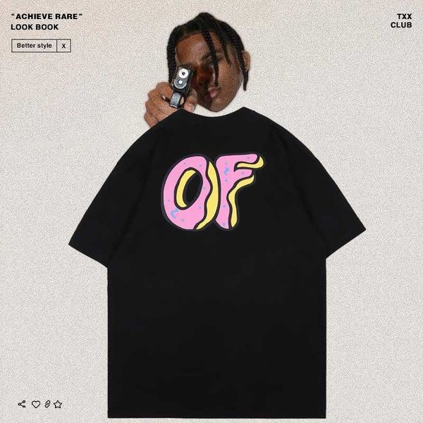 odd future of hip hop street fashion cartoon of doughnut men's and women's short sleeve t-shirt couple's wear, White;black
odd future of hip hop street fashion cartoon of doughnut men's and women's short sleeve t-shirt couple's wear, White;black