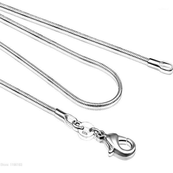100% authentic solid 925 sterling silver choker necklaces fashion jewelry 1mm wide snake chain necklace for women lydhx011
100% authentic solid 925 sterling silver choker necklaces fashion jewelry 1mm wide snake chain necklace for women lydhx011