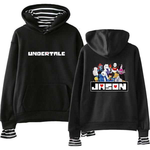 undertale sans hoodies fake two piece hoodies men cartoon print hoodies fashion stripe sweatshirt loose harajuku women pullovers, Black
undertale sans hoodies fake two piece hoodies men cartoon print hoodies fashion stripe sweatshirt loose harajuku women pullovers, Black